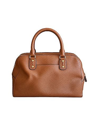 Michael Kors Leather Satchel (view 2)