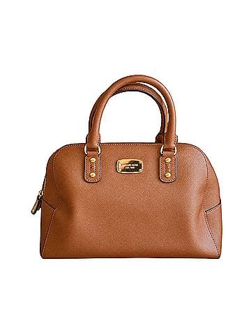 Michael Kors Leather Satchel (view 1)