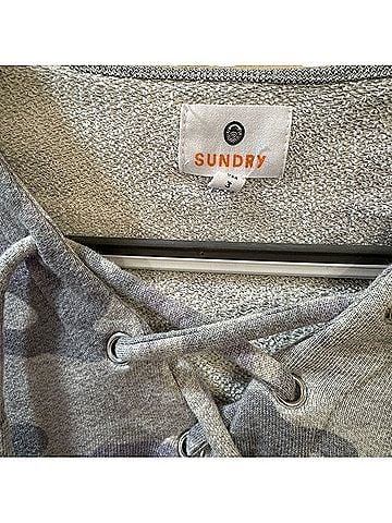 Sundry Camo Lace Up Hoodie Sweatshirt (view 2)