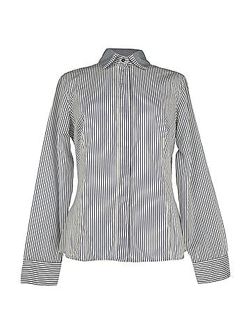 Brunello Cucinelli Brunello Cucinelli Striped Shirt in White Cotton (view 1)