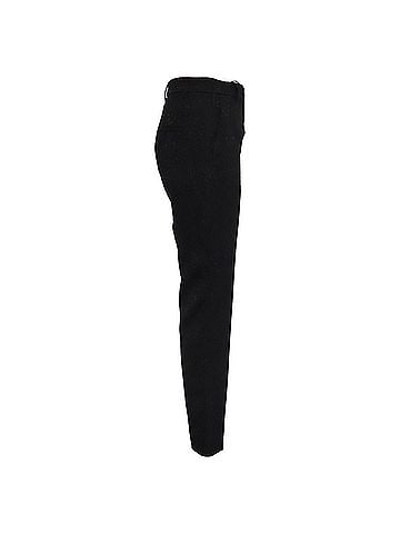 Dolce & Gabbana Dolce &amp; Gabbana Floral-Jacquard Trousers in Black Polyester (view 2)