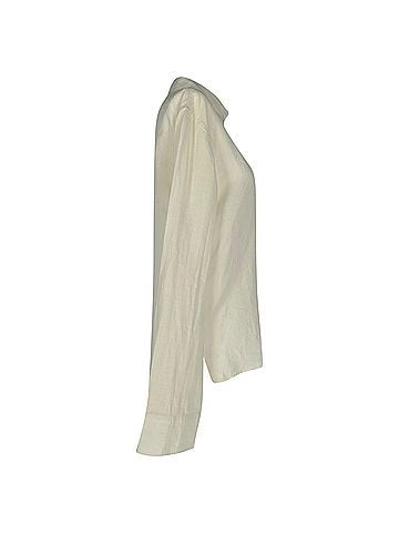 Jil Sander Jil Sander Button-Down Shirt in White Linen (view 2)
