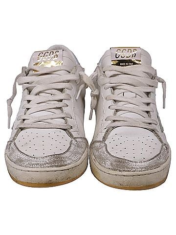 Golden Goose Golden Goose Ball Star Low-Top Sneakers in White Leather (view 2)