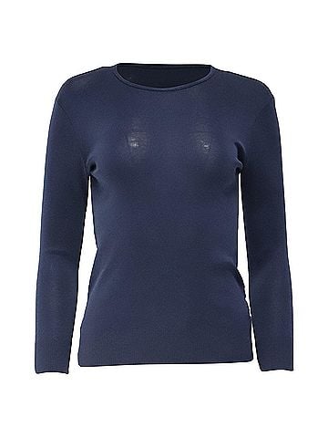 Ralph Lauren Ralph Lauren Knit Crewneck Sweatshirt in Blue Cotton (view 1)