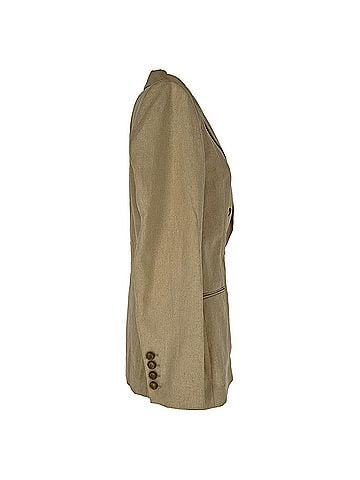 Brunello Cucinelli Brunello Cucinelli Double-Breasted Blazer in Beige Linen (view 2)