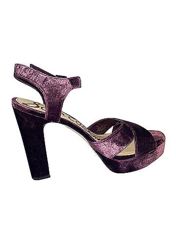 Sam Edelman Sam Edelman Arlene Platform Heels 115 in Purple Velvet (view 1)