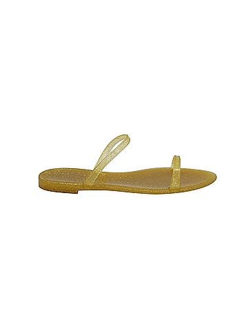 Stuart Weitzman Stuart Weitzman Sawyer Jelly Sandals in Yellow Rubber (view 1)