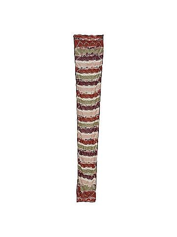 Missoni Missoni Knitted Striped Scarf in Multicolor Wool (view 2)