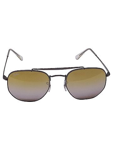 Ray-Ban Ray-Ban RB3648 Marshal Aviator Sunglasses in Silver Metal (view 1)