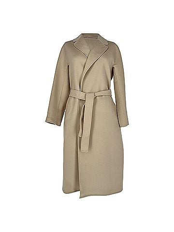 Max Mara 'S Max Mara Belted Coat in Beige Wool (view 1)