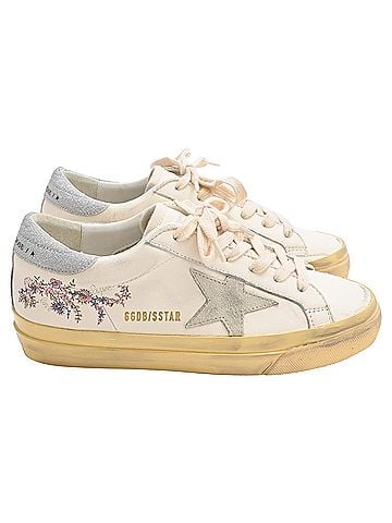Golden Goose Golden Goose Ball Star Sneakers in White Leather (view 1)