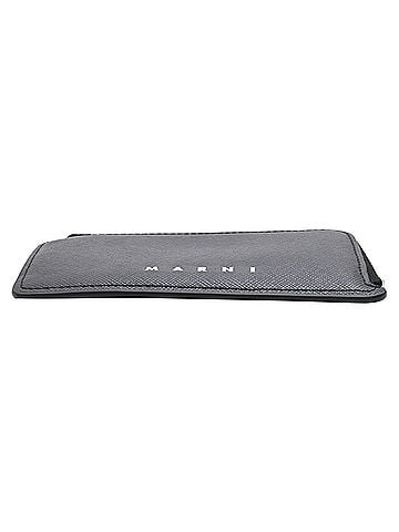MARNI Marni Logo-Print Zipped Card Wallet in Black Leather (view 2)