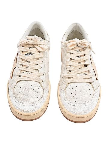 Golden Goose Golden Goose Ball Star Sneakers in White Leather (view 2)