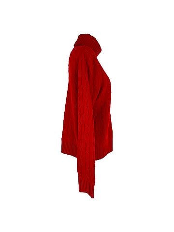 Ralph Lauren Polo Ralph Lauren Turtleneck Sweater in Red Wool (view 2)