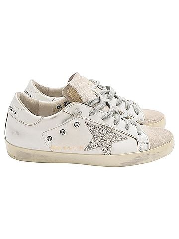 Golden Goose Golden Goose Super-Star Sneakers in White Leather (view 1)