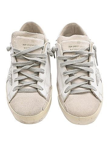 Golden Goose Golden Goose Super-Star Sneakers in White Leather (view 2)