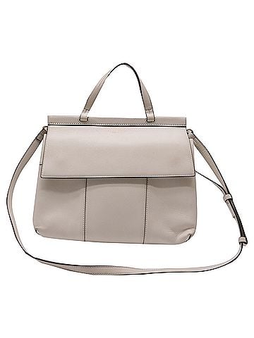 Tory Burch Tory Burch Block T Shoulder Bag in White Calf Leather (view 1)
