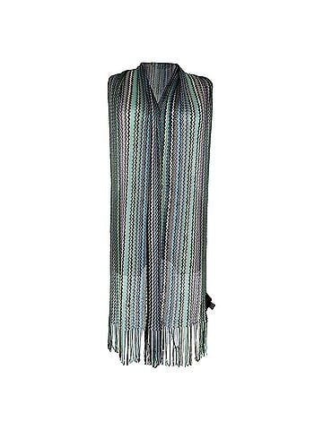 Missoni Missoni Zig-Zag fringed Scarf in Multicolor Acetate (view 2)