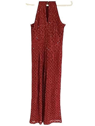 Julia Jordan Sequin Lace Jumpsuit (view 2)