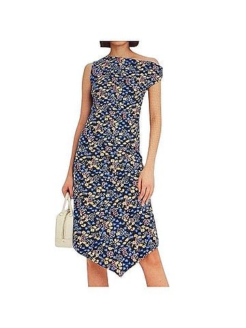 Atlein Floral Off the Shoulder Twist Dress Cocktail Dress (view 2)