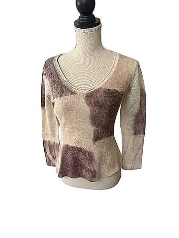 Marika Charles Lightweight Merino Wool &amp; Nylon Sweater Pullover Sweater (view 1)