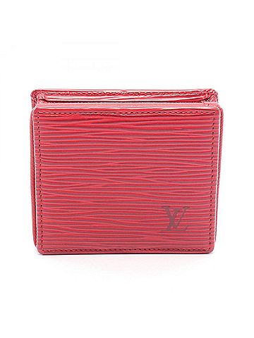 Louis Vuitton Louis Vuitton Portemonnaie Boite Wallet, Coin Purse, Leather, Epi Women's, Red, M63697 (view 1)