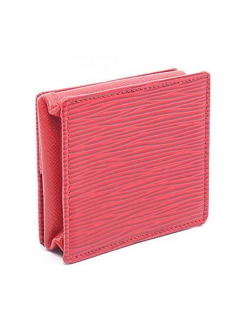Louis Vuitton Louis Vuitton Portemonnaie Boite Wallet, Coin Purse, Leather, Epi Women's, Red, M63697 (view 2)
