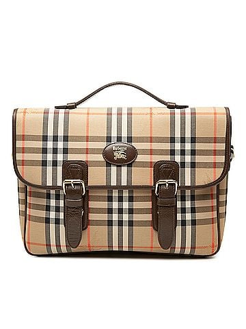 Burberry Haymarket Check Canvas Business Bag (view 1)