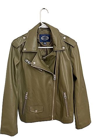 Scoop Faux Leather Jacket (view 1)