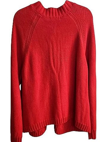 Lands' End Cable Knit Button Front Cardigan Cardigan (view 2)
