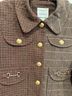 Avec Les Filles Plaid Brown Ivory Jacket Size S - photo 7