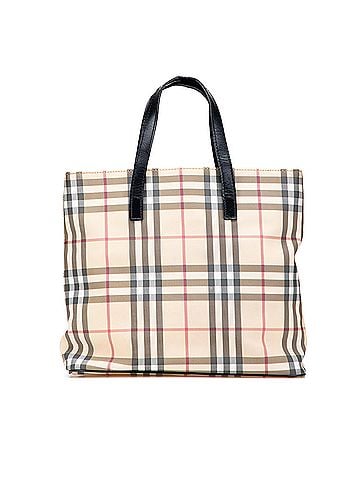 Burberry House Check Coated Canvas Tote (view 1)