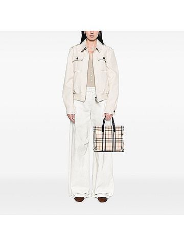 Burberry House Check Coated Canvas Tote (view 2)