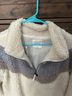 Thread & Supply 100% Polyester 65% Polyester 35% Rayon 65% Polyester 35% Viscose 65% Polyester 35% Rayon Chevron-herringbone Color Block Gray Ivory Tan Sweatshirt Size S - photo 4