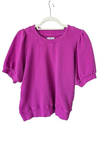 Maeve Puff Sleeve Sweatshirt Tee Casual Shirts (view 1)