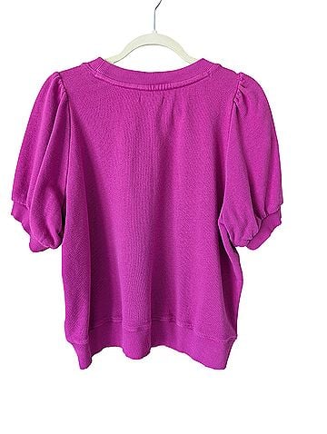 Maeve Puff Sleeve Sweatshirt Tee Casual Shirts (view 2)