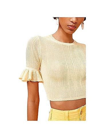 Ulla Johnson Patti Short Sleeve Top (view 1)