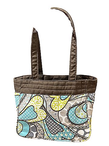 Thirty-One Peacock Paisley Tote (view 1)