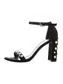 Stuart Weitzman Black Sandals Size 9 1/2 - photo 1