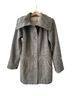 Lole 96% Polyester 4% Viscose 100% Polyester Plaid Gray Coat Size S - photo 1