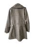 Lole 96% Polyester 4% Viscose 100% Polyester Plaid Gray Coat Size S - photo 2