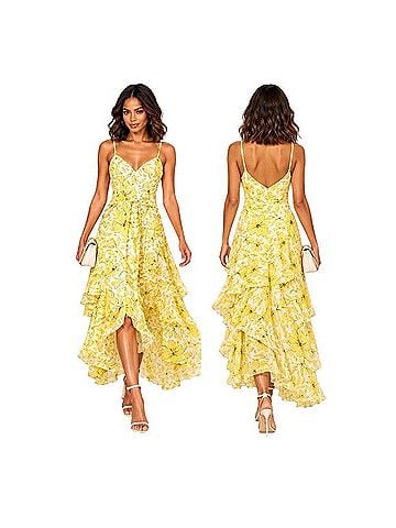 Badgley Mischka Georgette Cocktail Dress (view 1)