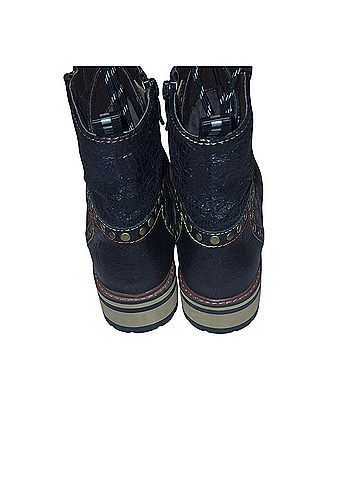 L'Artiste Rugup Hand Painted Booties Ankle Boots (view 2)