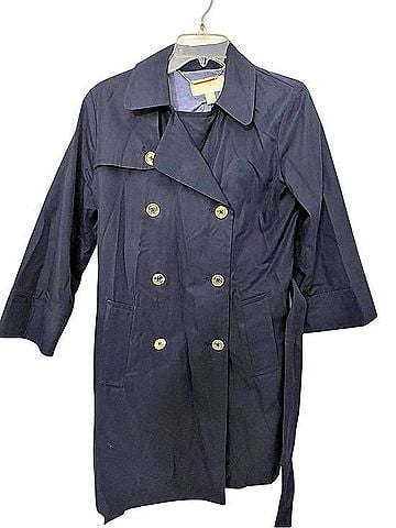 Michael Kors Double-Breasted Belted Trench Coat Trenchcoat (view 2)