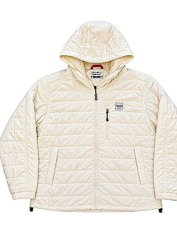 Eddie Bauer Workwear Quilted Hooded Jacket Jacket (view 1)