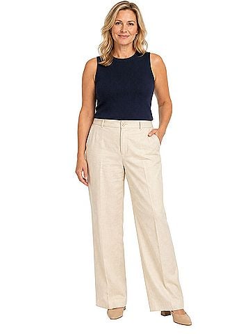 CAbi Everly Linen Pants (view 1)