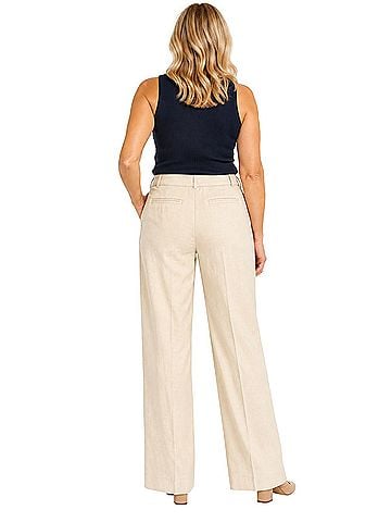 CAbi Everly Linen Pants (view 2)