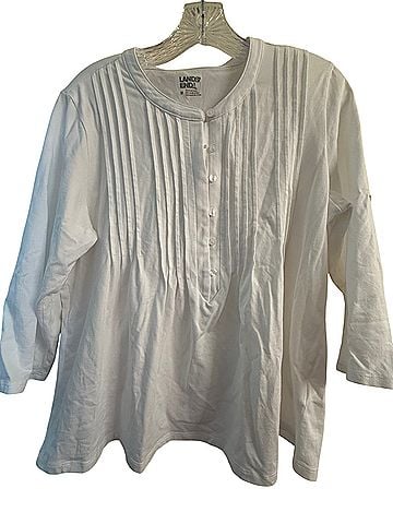 Lands' End 3/4 Sleeve Blouse (view 1)