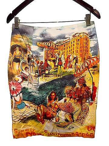 SILK CLUB COLLECTION Casual Skirt (view 2)