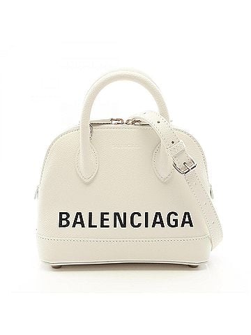 Balenciaga Balenciaga Ville Top Handle XXS 2-Way Handbag, Leather, Women's, White (550646) (view 1)